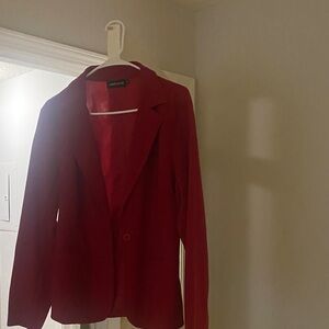Elegant Red Blazer for Women